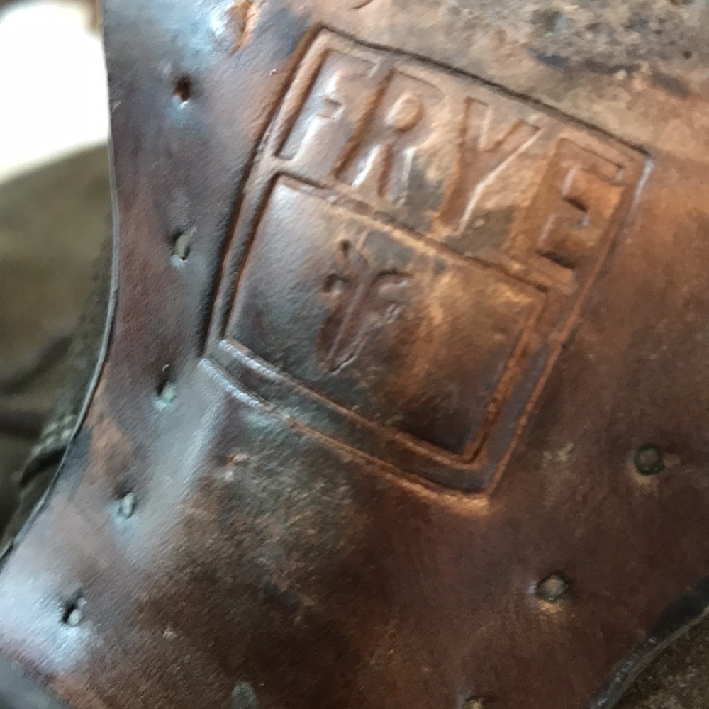 Frye Tall Leather Suede Riding Boot - Picture 9 of 9